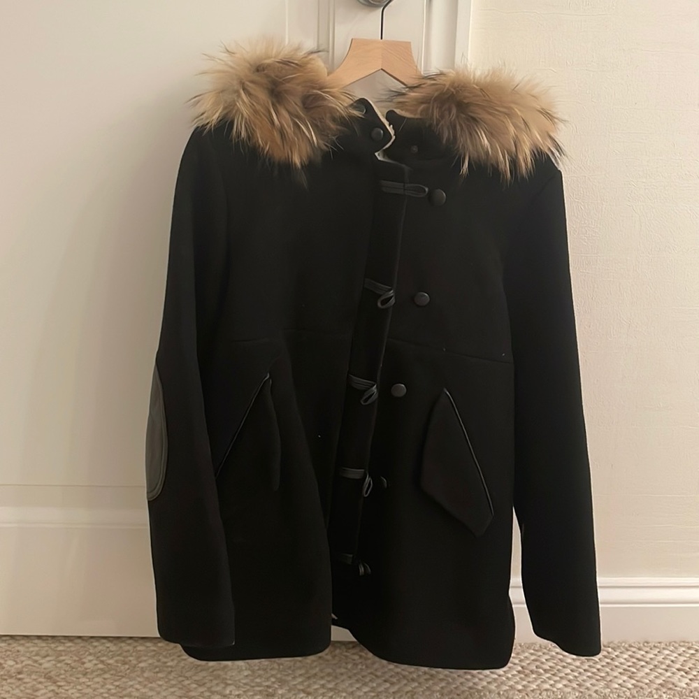 Sandro winter coat size 40